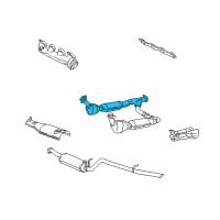 OEM 2002 Lincoln Navigator Converter Diagram - 2L3Z-5E212-GA