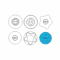 OEM 2000 Ford Explorer Cap Diagram - F87Z-1130-CA