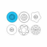 OEM 1994 Ford Explorer Cap Diagram - F3TZ1130D