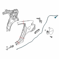 OEM Kia Catch Assembly-Fuel Fill Diagram - 81590A7000