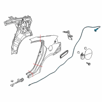 OEM Kia Forte Catch Assembly-Fuel Fill Diagram - 81590A7000