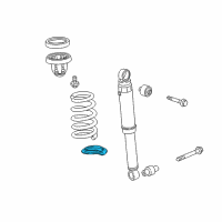 OEM Honda Seat, Rear Spring (Lower) Diagram - 52748-STX-A00