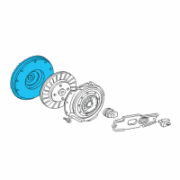 OEM 2001 Ford F-250 Super Duty Flywheel Diagram - 1C3Z-6375-AA