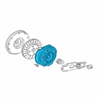 OEM Ford F-250 Clutch Kit Diagram - 1C3Z7563BA