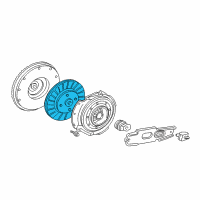 OEM Ford F-250 Clutch Kit Diagram - 1C3Z7550AARM