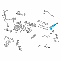 OEM 2018 Chevrolet Sonic Hoses Diagram - 55596898