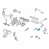 OEM Chevrolet Trax Cooling Pipe Diagram - 55567067