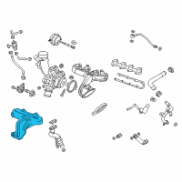 OEM 2020 Chevrolet Trax Heat Shield Diagram - 55565350