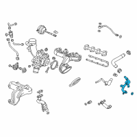 OEM 2014 Chevrolet Sonic Cooling Pipe Diagram - 55565382