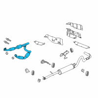 OEM Ford E-150 Catalytic Converter Diagram - 9C2Z-5F250-E