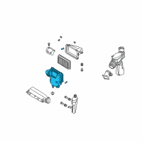 OEM 2004 Infiniti FX35 Body Assembly-Air Cleaner Diagram - 16528-AL500