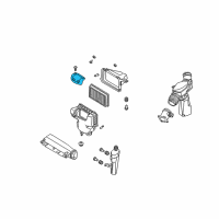 OEM Infiniti Duct - Air Diagram - 16555-AM604