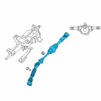 OEM Jeep Commander Intermediate Shaft Diagram - 55197266AA