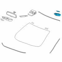 OEM 2021 Honda Insight SENSOR ASSY., RAIN & LIGHT Diagram - 38970-TBA-A11