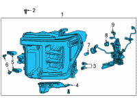 OEM GMC Sierra 2500 HD Composite Assembly Diagram - 84738613