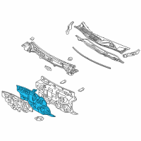 OEM Toyota Avalon Panel Sub-Assembly, Dash Diagram - 55101-07080