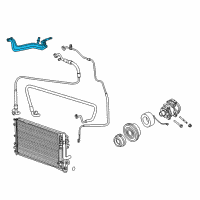 OEM Chrysler 300 Line-A/C Suction And Liquid Diagram - 68091028AD