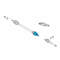 OEM 2015 Kia Sportage Joint Kit-Front Axle Differential Diagram - 495923W211