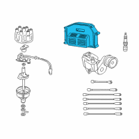 OEM Dodge Dakota Powertrain Control Module Diagram - 56040030AD