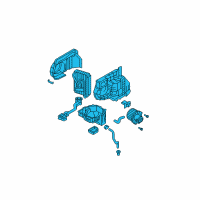 OEM Hyundai Santa Fe Air Conditioner Unit-Rear Diagram - 97900-0W000