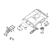 OEM 2013 Nissan Titan Bulb Diagram - 26433-7S020