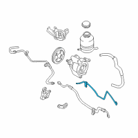 OEM Toyota RAV4 Lower Return Hose Diagram - 44420-42010