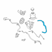 OEM 2000 Toyota RAV4 Reservoir Hose Diagram - 44348-42011