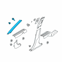 OEM 2021 Kia Soul Trim Assembly-Fr Pillar Diagram - 85820K0000HGC