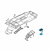 OEM 2005 Infiniti QX56 Lamp Assembly-Room Diagram - 26410-7S013