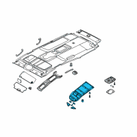 OEM 2006 Infiniti QX56 Lamp Assembly Map Diagram - 26430-ZC50A