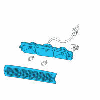 OEM 2001 Ford Excursion High Mount Lamp Diagram - YC3Z-13A613-AA