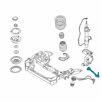 OEM 2011 BMW Z4 Left Wishbone Diagram - 31-12-6-786-203