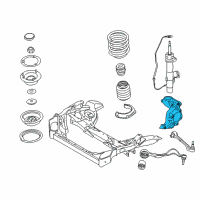 OEM 2011 BMW 1 Series M Left Carrier Diagram - 31-21-6-793-923