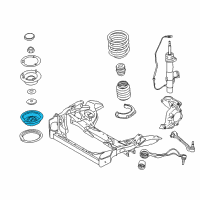 OEM 2013 BMW M3 Upper Spring Plate Diagram - 31-33-6-759-452