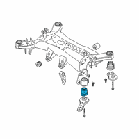 OEM 2022 BMW Z4 RUBBER MOUNTING FRONT Diagram - 33-31-6-876-239
