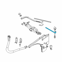 OEM BMW 328xi Cleaning System Hose Diagram - 61-66-7-135-410