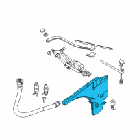 OEM BMW 328i Washer Fluid Reservoir Diagram - 61-67-7-157-145