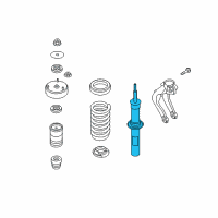 OEM 2011 BMW X5 Strut Shock Front Right Diagram - 31-32-6-781-918