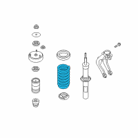 OEM 2007 BMW X5 Front Coil Spring Diagram - 31-33-6-778-113