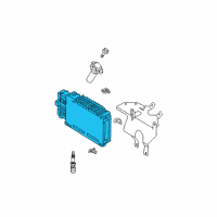 OEM Chrysler 300M Powertrain Control Module Diagram - R5127196AA