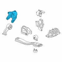 OEM 2019 Dodge Journey Bracket-Engine Mount Diagram - 5090697AA