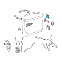 OEM 2012 Buick LaCrosse Upper Hinge Diagram - 13281820