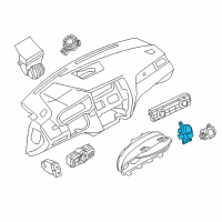 OEM 2018 BMW X4 Push Start Switch Diagram - 61-31-9-291-693