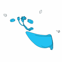 OEM Chevrolet Traverse Tail Lamp Assembly Diagram - 15912686