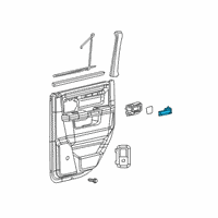 OEM 2021 Ram 3500 Handle-Door Interior Diagram - 68445076AA