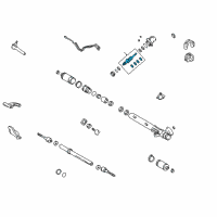 OEM 2002 Lexus LX470 Valve Sub-Assy, Power Steering Control Diagram - 44201-60040