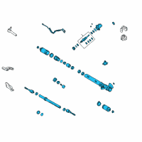 OEM Toyota Gear Assembly Diagram - 44250-60050