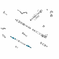 OEM Toyota Rack Guide Diagram - 45503-69015