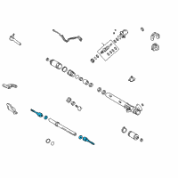 OEM 1999 Toyota Land Cruiser Rack Guide Diagram - 45503-69015