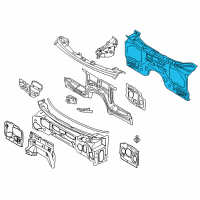 OEM 2010 BMW X6 Splash Wall Diagram - 41-11-7-174-368